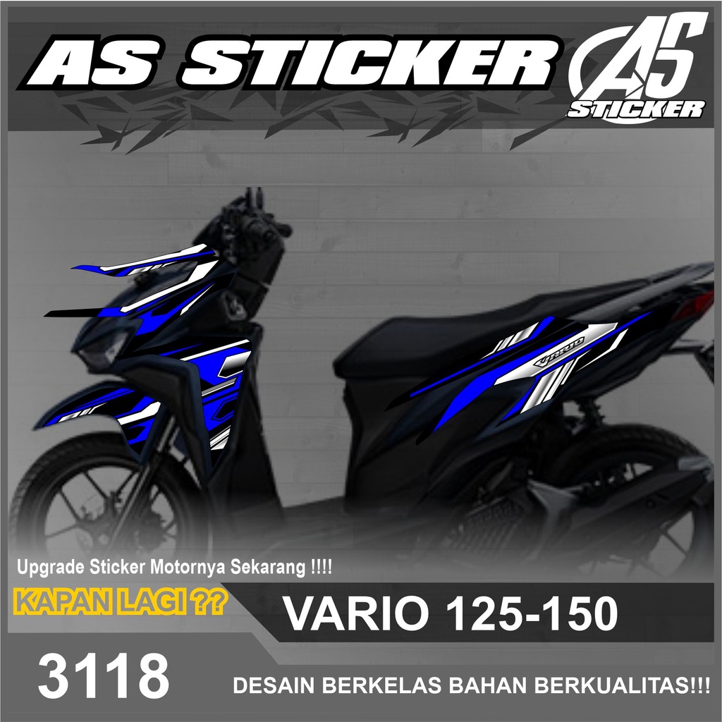 3118 Striping Variasi VARIO 125/150 NEW Semi Full Variasi, striping vario