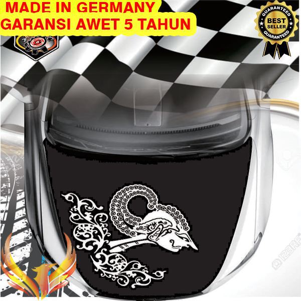TERMURAH Stiker sticker Kap Mobil wayang wisanggeni cutting stiker 60 CM Phoenix Star