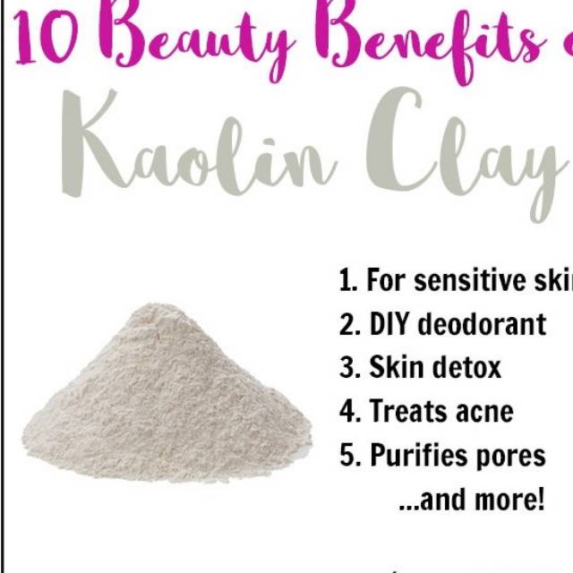 Jual Caolin Clay / Kaolin Clay / Bentonite Clay Shopee Indonesia