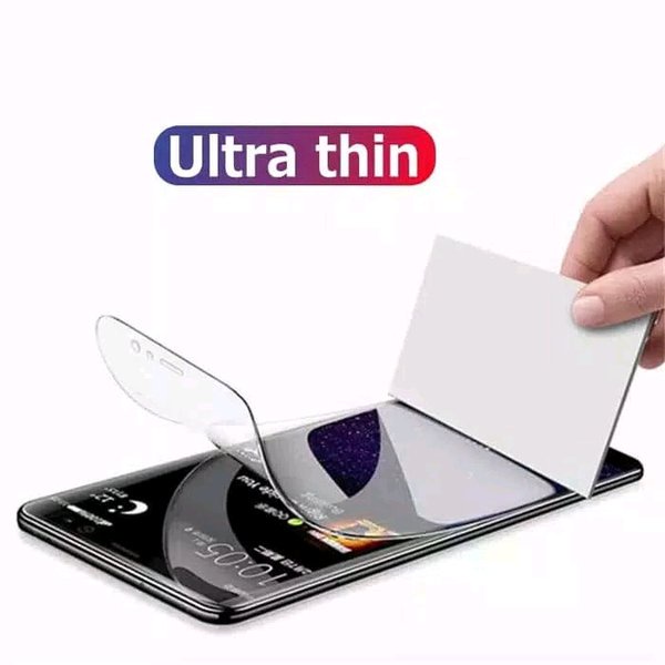 REALME REALME 2/REALME 2 PR0/3/3 PRO/REALME 5/5i/5 PRO/REALME 6/6 PRO  HYDROGEL FILM CLEAR GLOSY ANTIGORES JELLY BENING SCREEN PROTECTOR FULL CAVERAGEL HIDROGEL