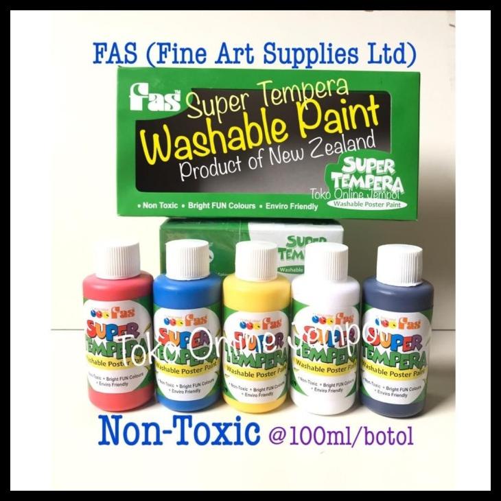 

BISA COD WASHABLE FINGER PAINT 5 WARNA CAT NON TOXIC FAS SUPER TEMPERA ATK942FS TERBAIK 11