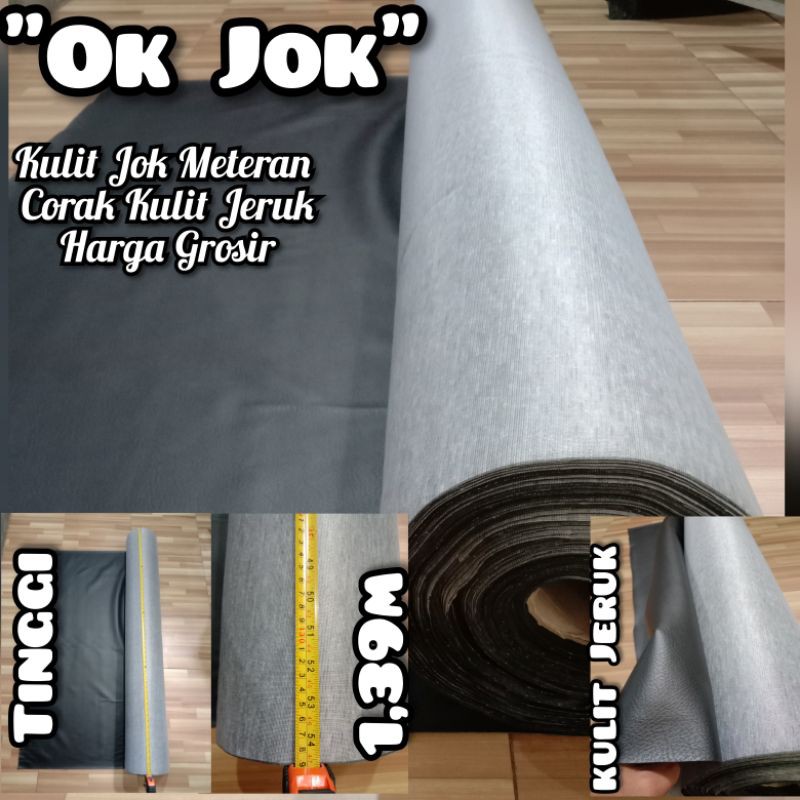 Kulit Jok Meteran Corak Kulit Jeruk/Grosir Kulit Jok/Ok Jok