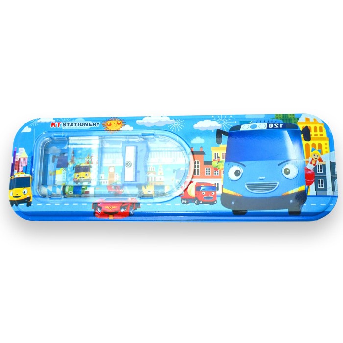 

Kotak Pensil (Pencil Case) Besi Lucu Karakter LOL, TAYO, UNICORN 1 Set