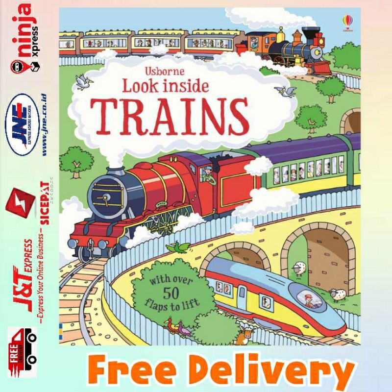 Usborne Look Inside Trains