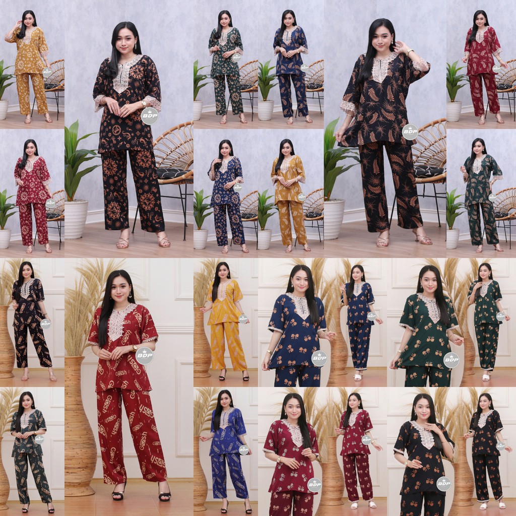TERBARU | SETELAN BAJU TIDUR PIYAMA ARAB RENDA | ONE SET BUSUI | PIYAMA ARAB RENDA-1