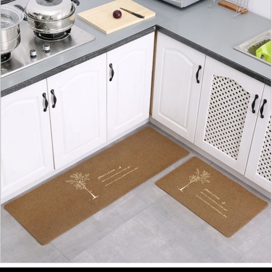 keset dapur set panjang pendek anti slip door mat kitchen rumah kamar