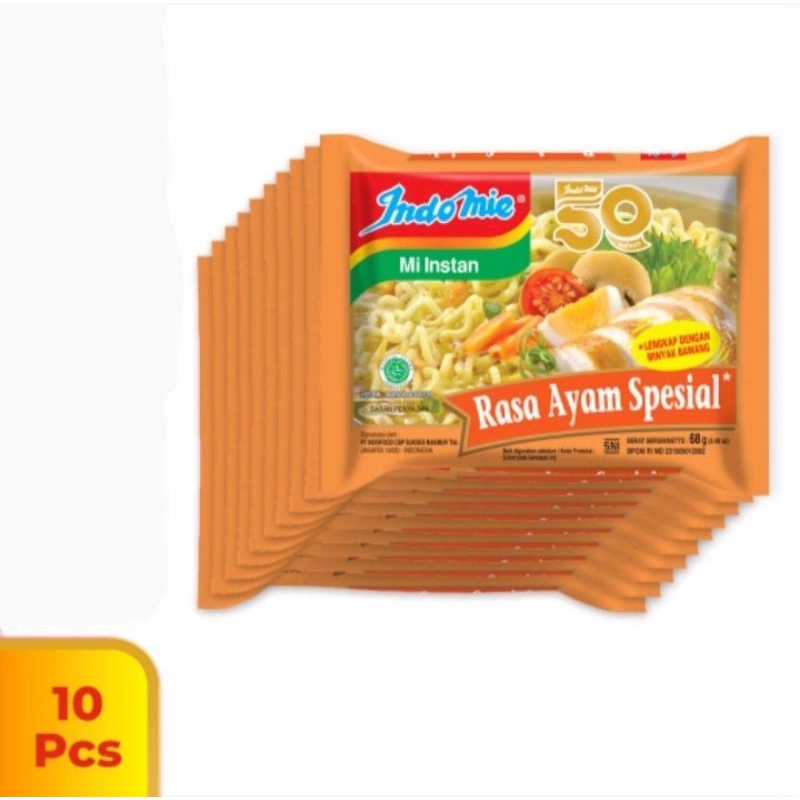 

INDOMIE AYAM SPESIAL 10 Pcs