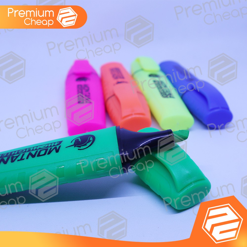 

Ay00! [12 PCS] Stabilo Highlighter Montana Murah