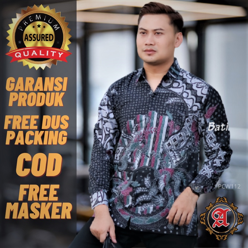 Baju Batik Pria Solo Terbaru Modern Reguler Fit Full Furing Batik Pesta Orignal Keratonan Solo Produ