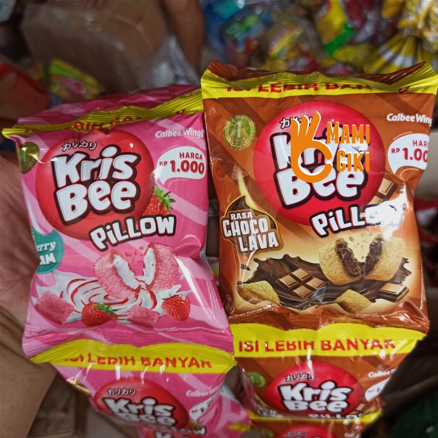 

Kris Bee Krisbee Pillow 10 pcs - Coklat / Stroberi [HARGA MURAH]