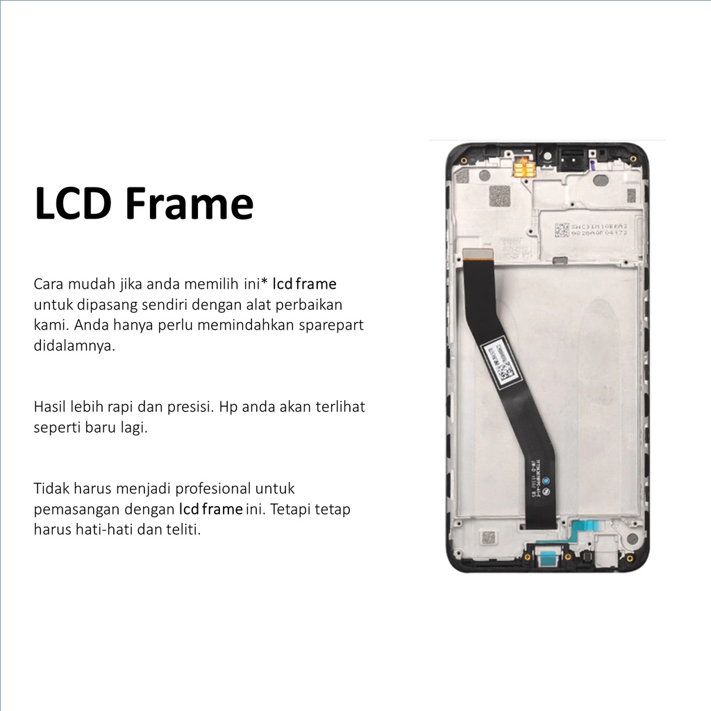 [ CHECK.ID ] LCD + FRAME XIAOMI REDMI 8 / 8A / 8A PRO SERVICE PRODUCT