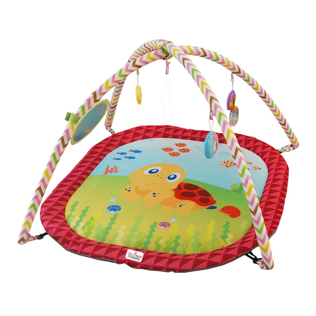 

Little Friends Baby Playmat Playgym Oval Karakter Turtle Littlefriends