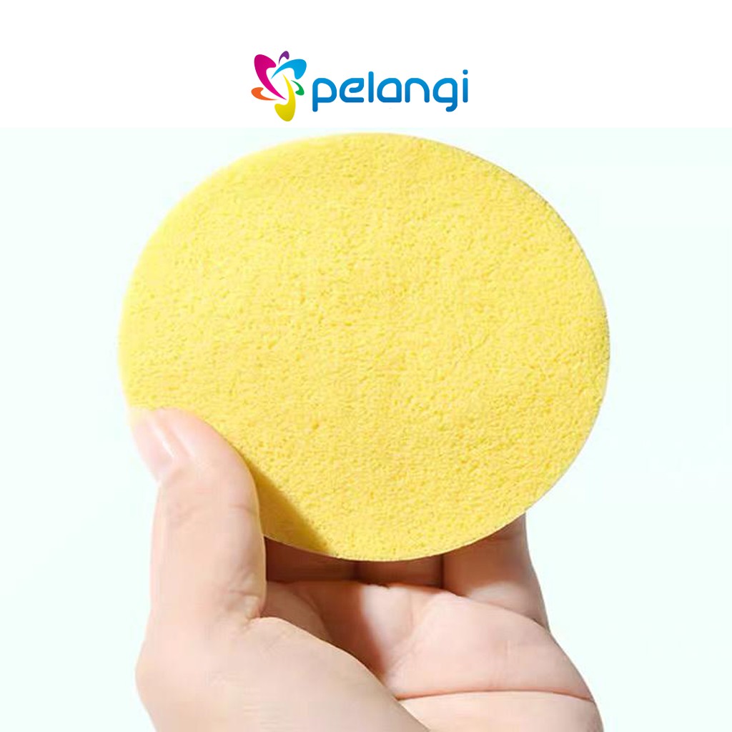 Sponge Stick Yellow 20 Pack | Sponge Facial | Spons Wajah | Spons Facial