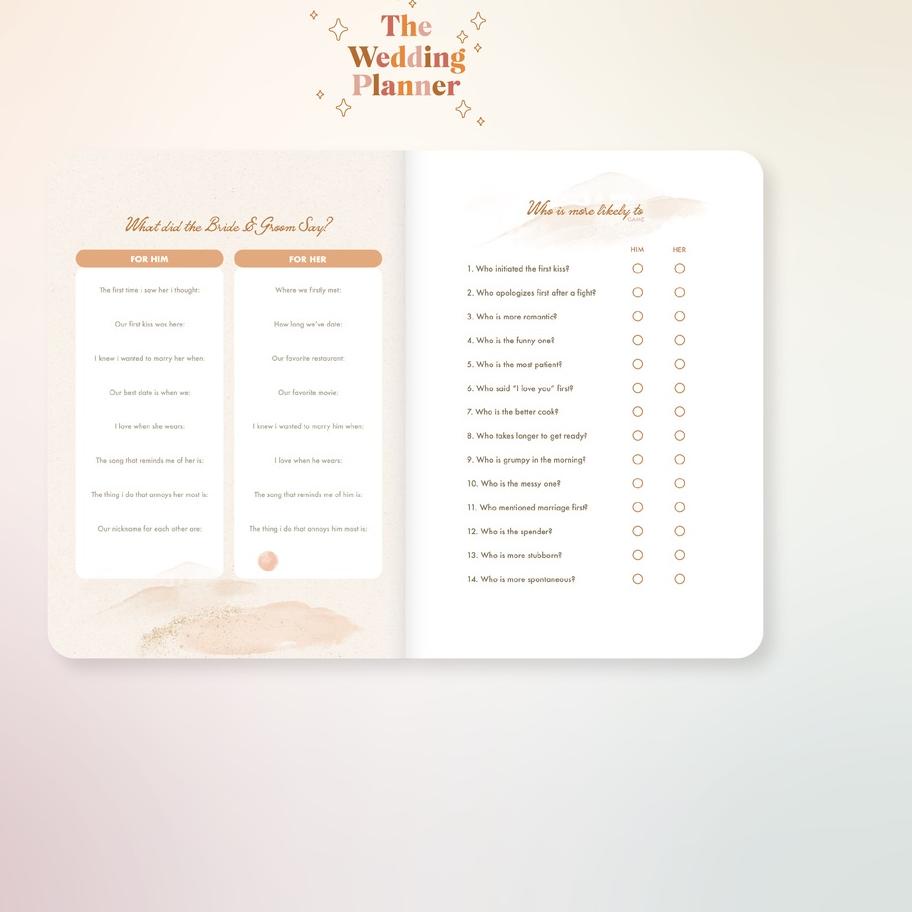 

New Product|SQ31|Paperie Lab - The Wedding Planner