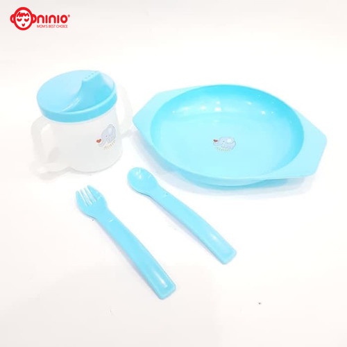 Ninio Set Perlengkapan Makan Bayi 4 in 1 F324