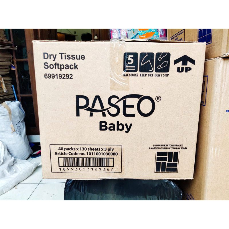 

kardus bekas paseo baby 130 ukuran 55*41*35