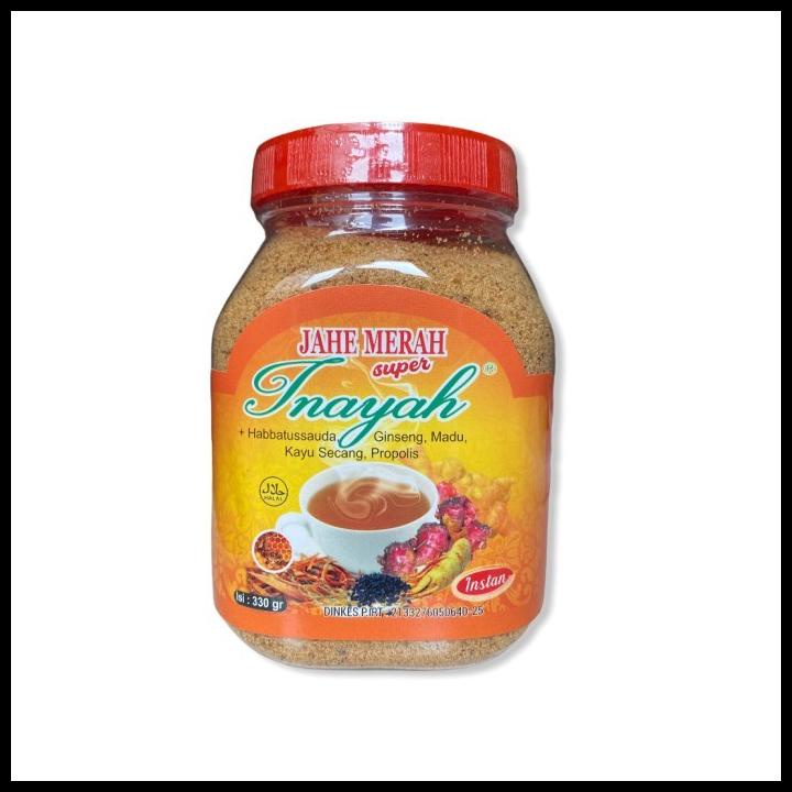 

Jahe Merah Inayah 330Gr Toples