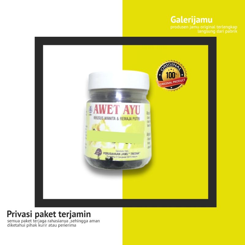 jamu awet ayu tresna menunda penuan dini original madura (bisa bayar dirumah)