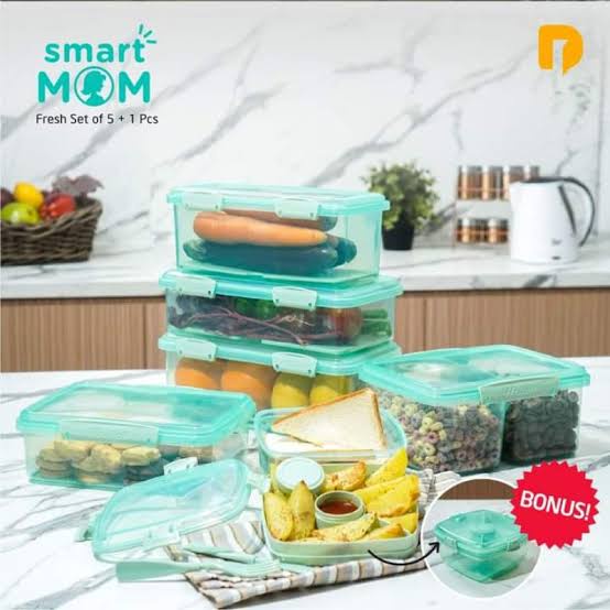 BONUS WADAH BEKAL TOPLES KULKAS FOOD PREPARATION SERBAGUNA WADAH PENYIMPANAN MAKANAN KEDAP UDARA