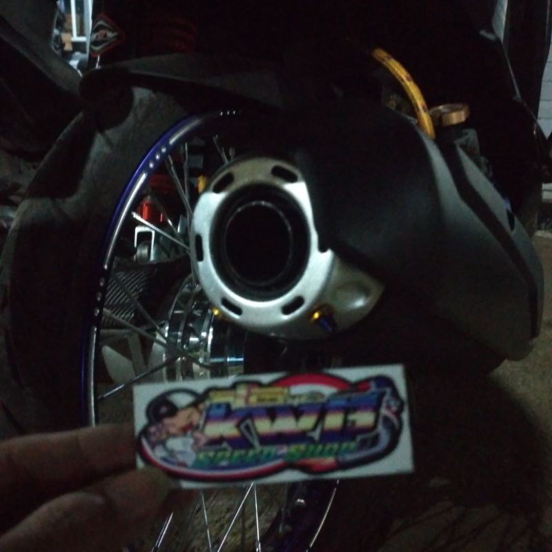 endmufler endcup ujung knalpot Vario end muffler end cup Vario 125 Vario 150 Original made in Vietnam PNP