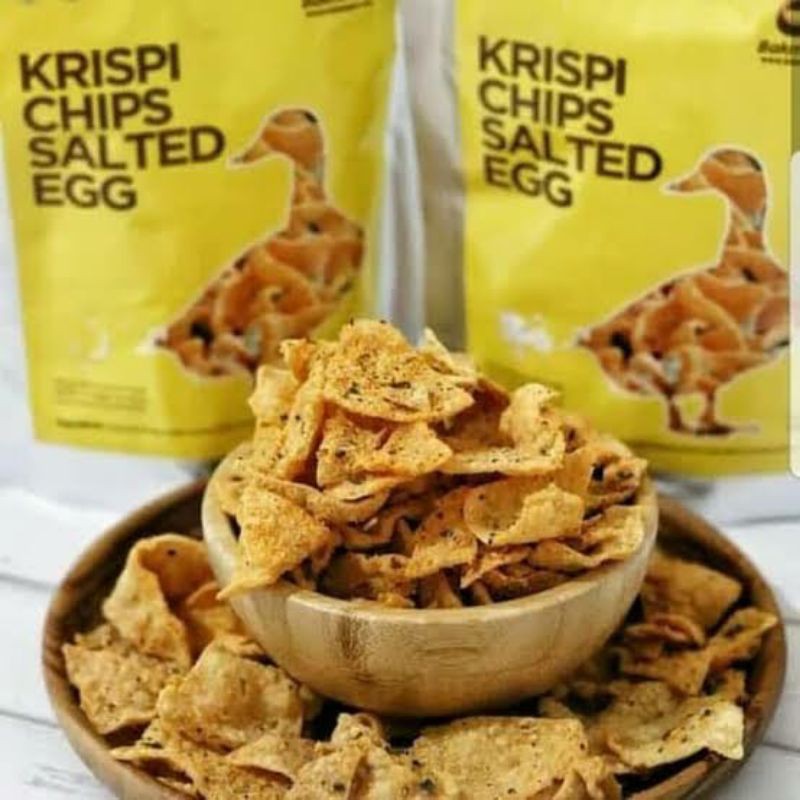 Bakmi GM Krispi Chips Salted Egg Cemilan Keripik Telur Asin