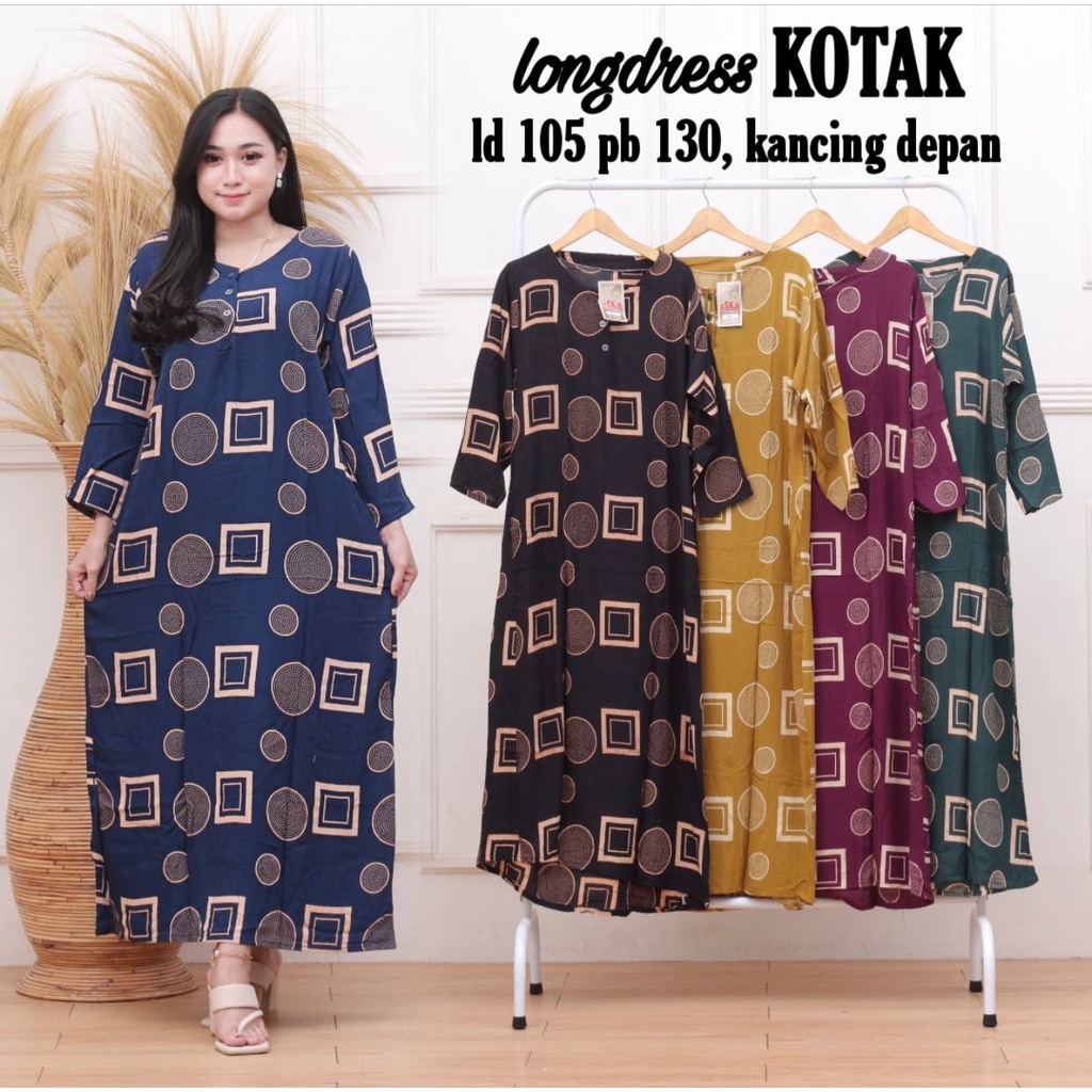 DASTER PANJANG BATIK - BUSUI DADA KANCING - ADEM - HALUS - MURAH - batiknusantara11-LD. Kubik