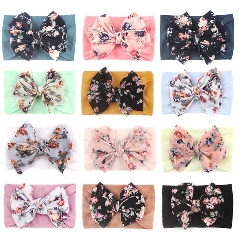 (Pimenova) bandana bayi Double knot headband baby headband