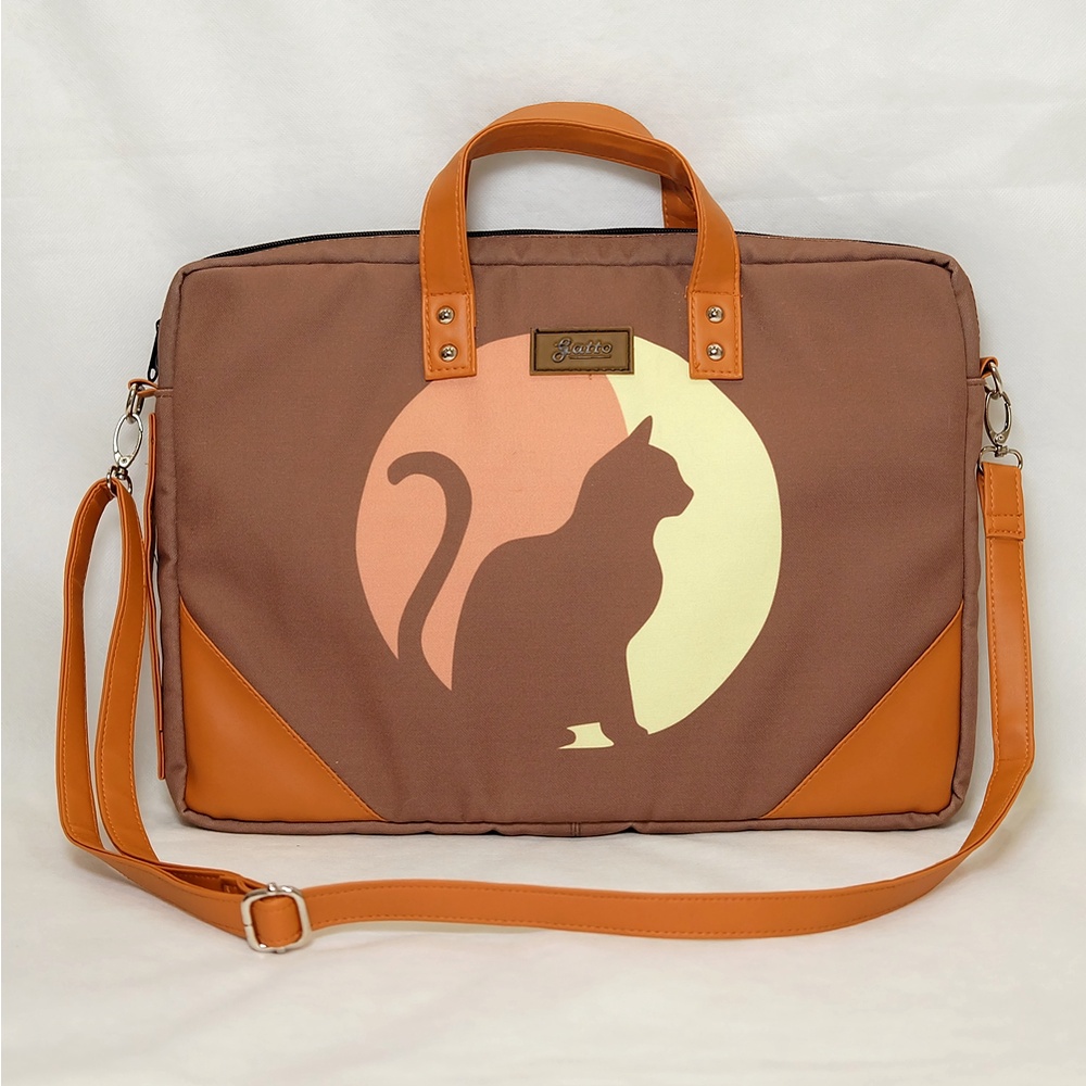 Tas Laptop Motif Kucing / Tas Laptop Gatto / Tas Laptop Cantik / Tas Laptop Lucu / Tas Laptop Kucing