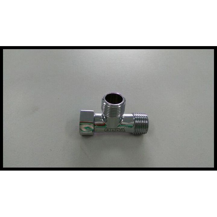 PAKET HEMAT TEE CHROME/STOP KRAN CABANG 3 MXF ONDA