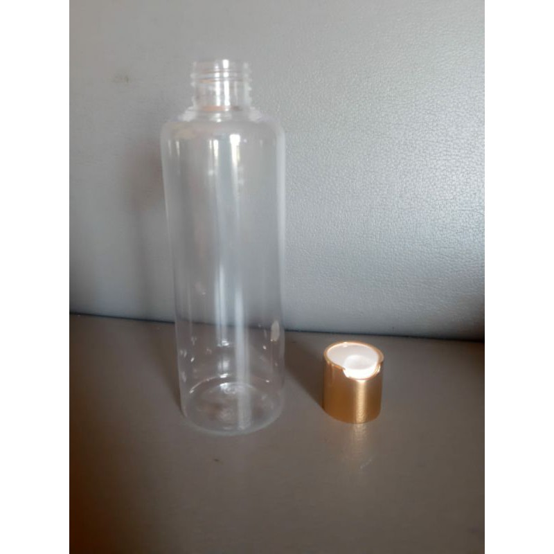 botol 250ml tutup presstop aluminium gold