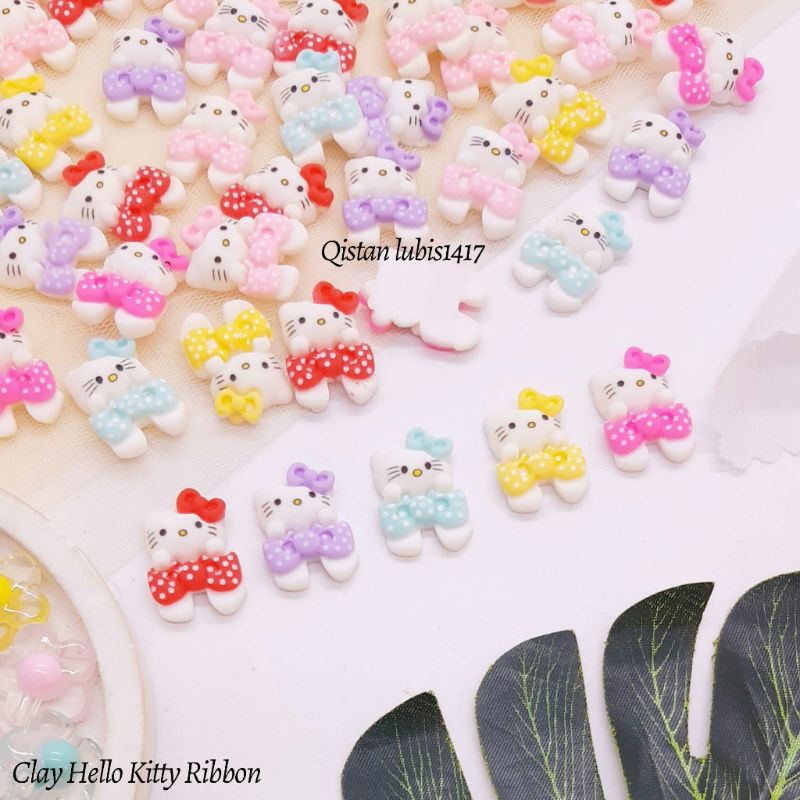 Clay Hello Kitty Ribbon