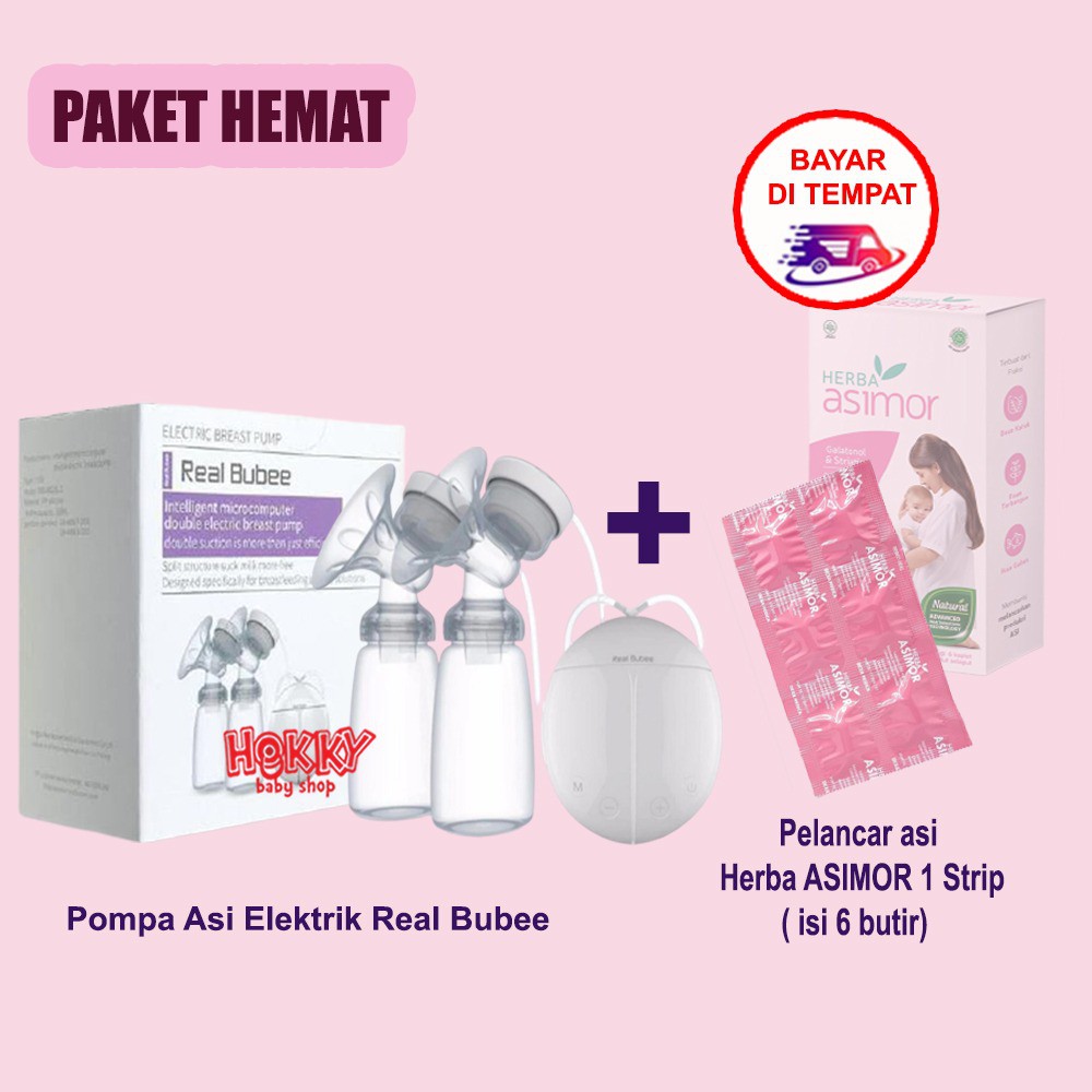 Real Bubee Pompa ASI Elektrik / Double Electric Breast Pump Original