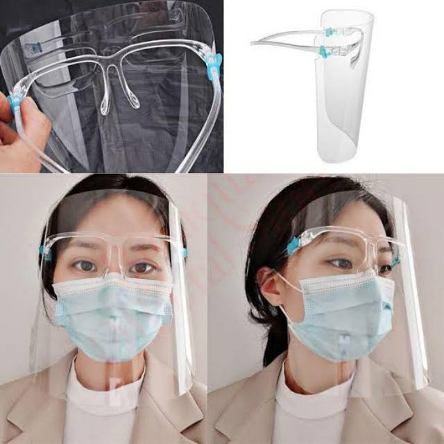 Faceshield Kacamata / Face Shield Pelindung Wajah