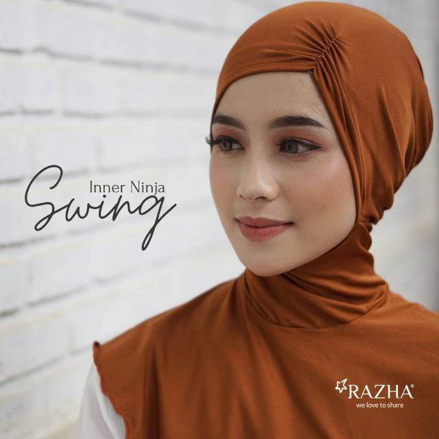 INNER NINJA SWING KERUT BY RAZHA SPANDEK PREMIUM | DALAMAN JILBAB CIPUT QIMMARHIJAB
