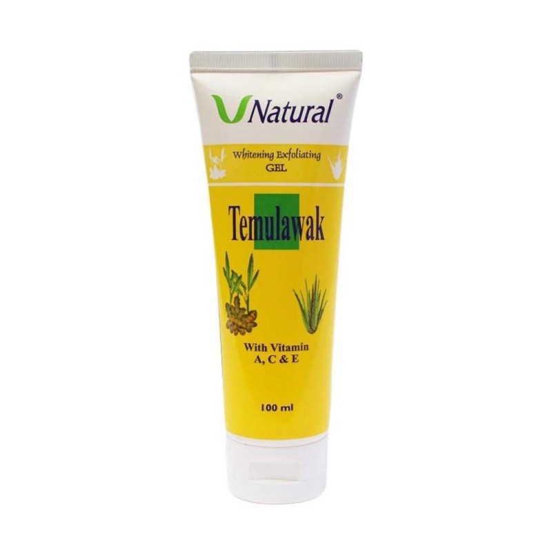 V-NATURAL Temulawak Whitening Exfoliating Gel 100ml