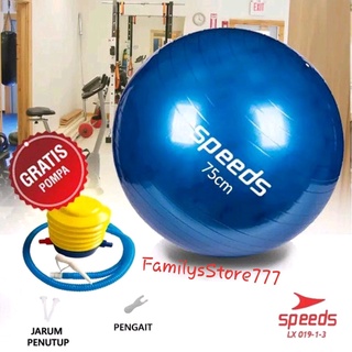 Gymball Speeds 75 cm/Gymball Hamil/Bola Gym/Bola yoga Gymball 75 cm + Pompa LX 019-3