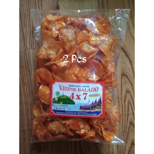 

Kripik Balado 4x7 500gr @2pcs