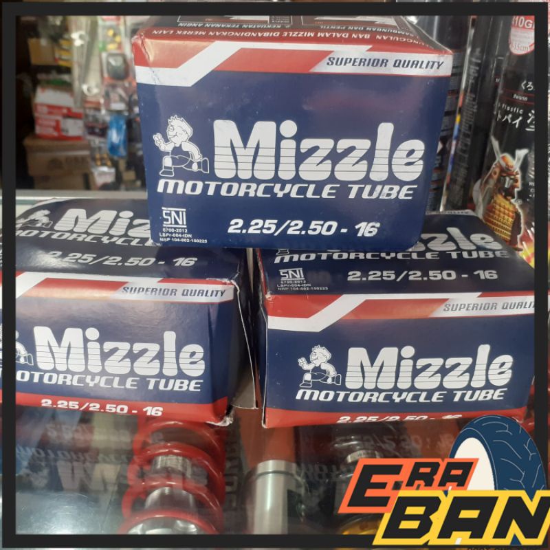 BAN DALAM MIZZLE 225 250 RING 16 UNTUK BAN 70/90 DAN 80/80