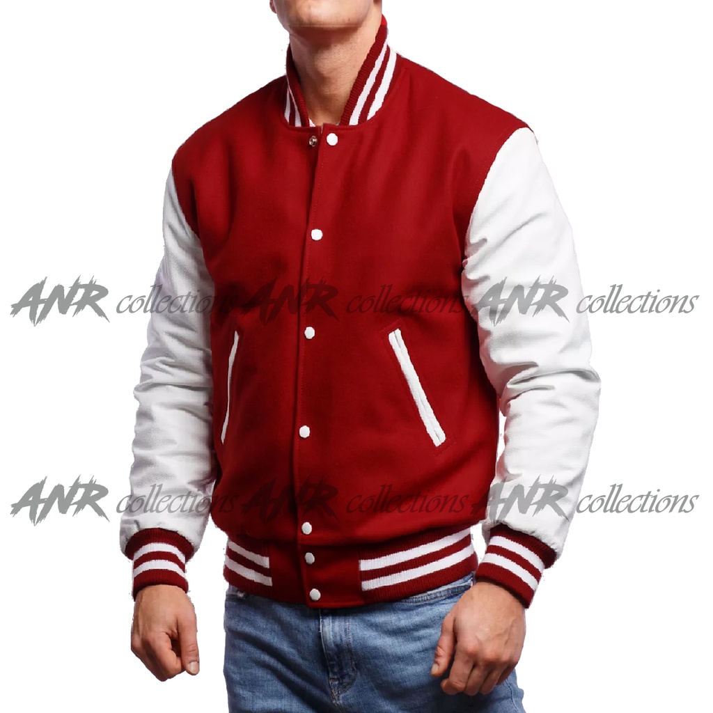 Jaket Baseball Varsity Kancing Pria Wanita | Jaket Sweater | Jaket Cowok Keren | Jaket Fleece