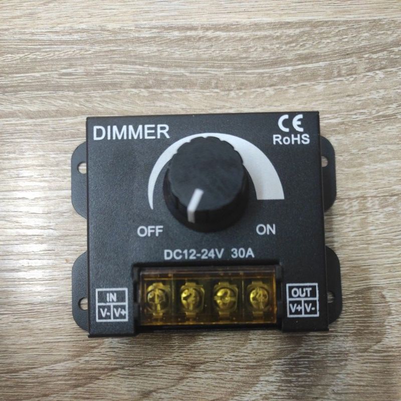Dimmer DC 12-24V 30A / Dimmer Lampu Ledstrip 12V 24V 30A
