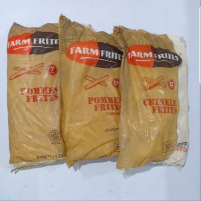 

Farm frites crinckle cut 12mm 2,5kg