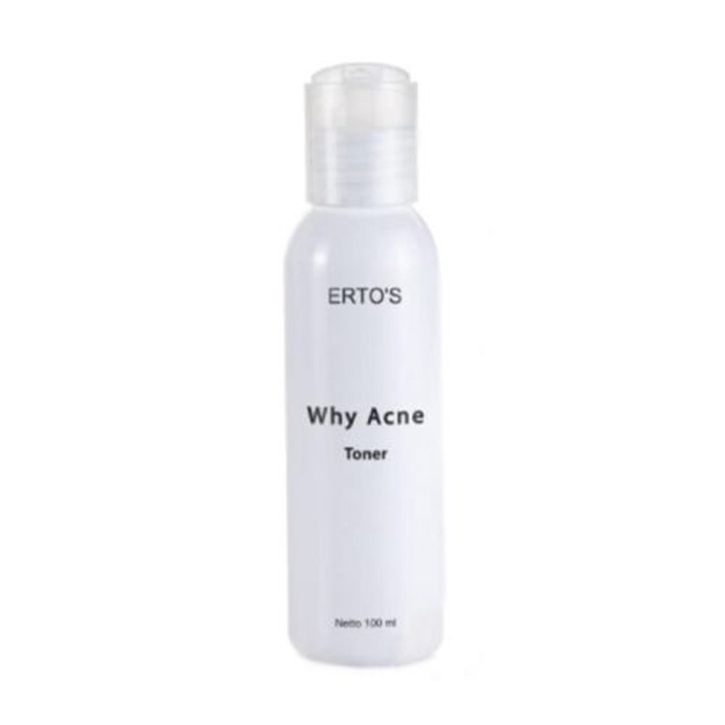 ERTOS WHY ACNE TONER ERTO'S WHY ACNE TONER PERAWATAN WAJAH ANTI JERAWAT BPOM ORIGINAL 100%