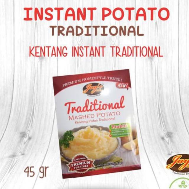 

Jays Traditional Mashed Potato Jays Kentang Instant Tradisional Praktis