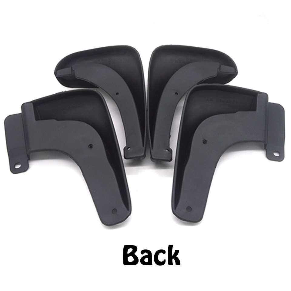 1 Set Mud Flap Pelindung Splash Untuk Fender Mobil Hyundai Elantra HD 2007-2010