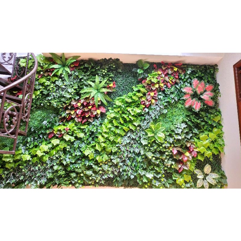 Vertical Garden Artificial Sintetis / vertikal garden daun plastik