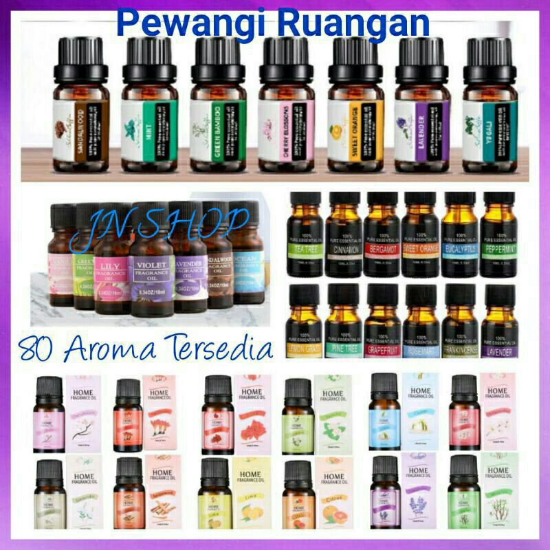 Essential Oil Aromatherapy Diffuser Pengharum Ruangan Fragrance Oil Pewangi