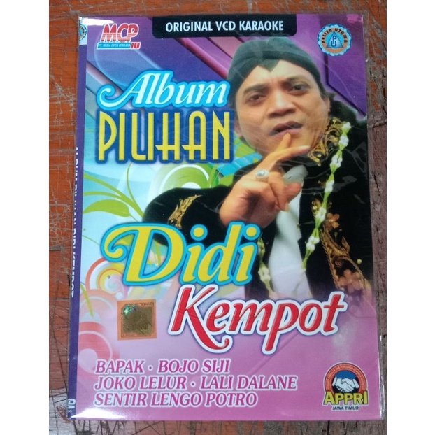 Kaset Original Vcd karaoke Album Pilihan Didi kempot