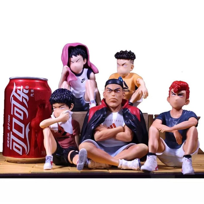 Action Figure Shohoku Hanamichi Sakuragi Rukawa Mitsui Akagi Slam Dunk