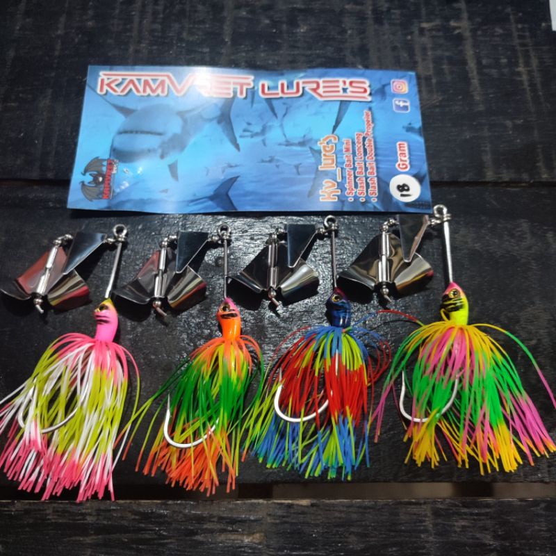 BUZZ BAIT 18GRAM KAMVRET LURE I UMPAN CASTING IKAN TOMAN