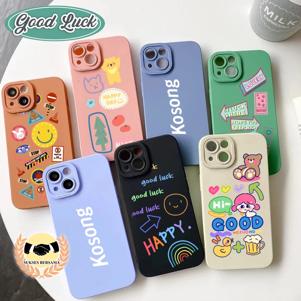 SOFTCASE CASE SILIKON PROCAMERA GOOD LUCK OPPO VIVO SAMSUNG REALME XIAOMI IPHONE INFINIX BSB5313
